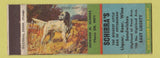 Matchbook Cover - Schirra's Restaurant East Liberty PA