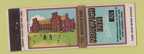 Matchbook Cover - Norwich Inn New London KY Federal
