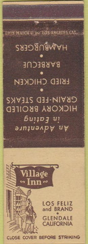 Matchbook Cover - Village Inn Glendale CA