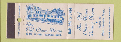 Matchbook Cover - Old Chase House West Harwich MA