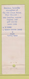 Matchbook Cover - Old Chase House West Harwich MA