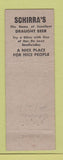 Matchbook Cover - Schirra's Bar Pittsburgh PA