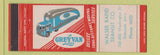 Matchbook Cover - Walser Rapid Transit Grey Van Lines Trucking Dubuque IA