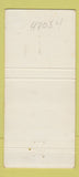 Matchbook Cover - Plum Hollow Golf Club Southfield MI 30 Strike