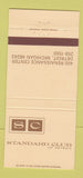 Matchbook Cover - Standard Club of Detroit MI 30 Strike