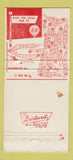 Matchbook Cover - Red Run Golf Club Royal Oak MI 30 Strike