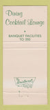 Matchbook Cover - Holly Greens Golf Club Holly MI 30 Strike