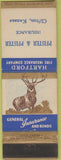 Matchbook Cover - Hartford Insurance Pfister Clifton KS