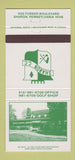Matchbook Cover - Sharon Country Club PA 30 Strike