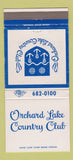Matchbook Cover - Orchard Lake Country Club MI WEAR 30 Strike