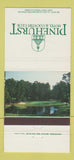 Matchbook Cover - Pinehurst Hotel Country Club NC 30 Strike