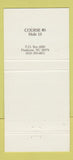 Matchbook Cover - Pinehurst Hotel Country Club NC 30 Strike