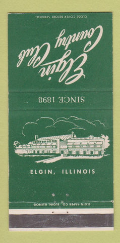 Matchbook Cover - Elgin Country Club IL 30 Strike