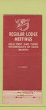 Matchbook Cover - Moose Lodge Pittsburgh PA 21 Strike Feature