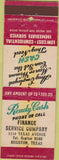 Matchbook Cover - Ready Cash Finance Houston TX