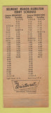 Matchbook Cover - Belmont Manor Hotel Golf Club Bermuda WEAR 30 Strike