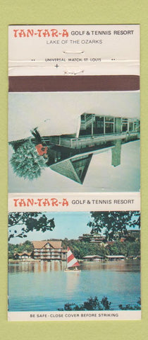 Matchbook Cover - Tan Tar A Golf Tennis Lake of the Ozarks MO 30 Strike