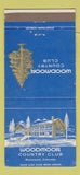 Matchbook Cover - Woodmoor Country Club Monument Colorado 30 Strike