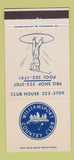 Matchbook Cover - Williamsport Country Club PA 30 Strike