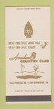 Matchbook Cover - Arrowhead Country Club San Bernardino CA 30 Strike