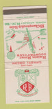 Matchbook Cover - Raisin River Country Club Monroe MI WEAR 30 Strike