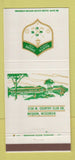 Matchbook Cover - North Shore Country Club Mequon WI 30 Strike