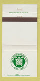 Matchbook Cover - Meadowbrook Country Club Racine WI 30 Strike