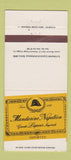 Matchbook Cover - Mandarine Napoleon Liquor  30 Strike