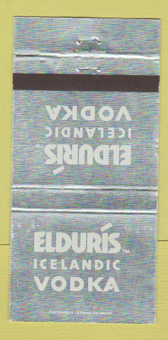 Matchbook Cover - Elduris Icelandic Vodka Iceland WEAR 30 Strike