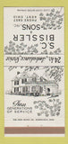 Matchbook Cover - SC Bissler Sons Ambulance Furniture Kent OH 30 Strike