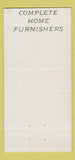 Matchbook Cover - SC Bissler Sons Ambulance Furniture Kent OH 30 Strike