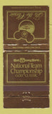 Matchbook Cover - Walt Disney World Golf Classic FL WEAR 30 Strike