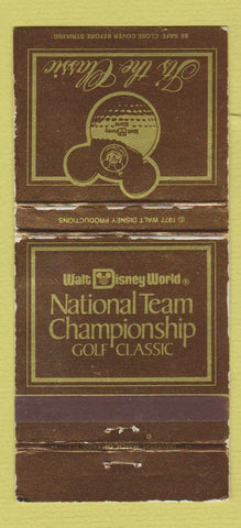 Matchbook Cover - Walt Disney World Golf Classic FL WEAR 30 Strike