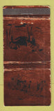 Matchbook Cover - Longhorn Ranch Moriarty NM WORN Route 66 30 Strike