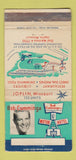 Matchbook Cover - Bob Cummings Motor Hotel Joplin MO Route 66 WEAR 30 Strike