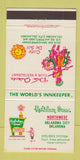 Matchbook Cover - Holiday Inn Oklahoma City OK Route 66 Don Quixote 30 Strike