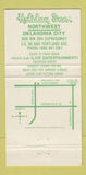 Matchbook Cover - Holiday Inn Oklahoma City OK Route 66 Don Quixote 30 Strike