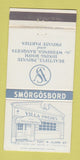 Matchbook Cover - Villa Sweden Smorgasbord Chicago IL 30 Strike