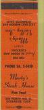 Matchbook Cover - Marty's Steak House Oceanside CA WEAR