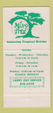 Matchbook Cover - Ming Tree Chinese Restaurant Glen Ellyn IL 30 Strike