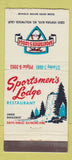 Matchbook Cover - Sportsmen's Lodge Restaurant Hollywood CA 30 Strike