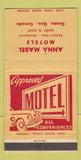Matchbook Cover - Anna Mabel Motels Gaspe QC 30 Strike