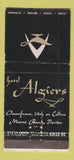 Matchbook Cover - Hotel Algiers Miami Beach FL WEAR 30 Stick