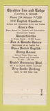 Matchbook Cover - Cheshire Inn and Lodge St Louis MO 30 Strike