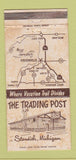 Matchbook Cover - The Trading Post Standish MI 30 Strike