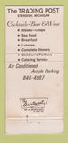 Matchbook Cover - The Trading Post Standish MI 30 Strike