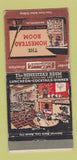 Matchbook Cover - Homestead Room Hotel Custer Galesburg IL WORN 30 Strike