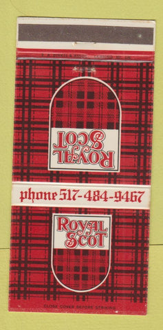 Matchbook Cover - Royal Scot Bowling Brunswick Lansing MI 30 Strike