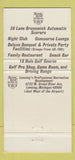 Matchbook Cover - Royal Scot Bowling Brunswick Lansing MI 30 Strike