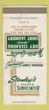 Matchbook Cover - Stanley's Dry Cleaning Shaker Heights OH WEAR 30 Strike